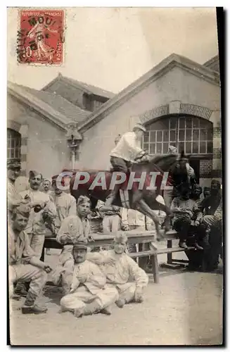 CARTE PHOTO Cheval Equitation Hippisme