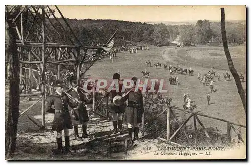 Cartes postales Cheval Equitation Hippisme Le Touquet Paris Plage Le concours hippique TOP