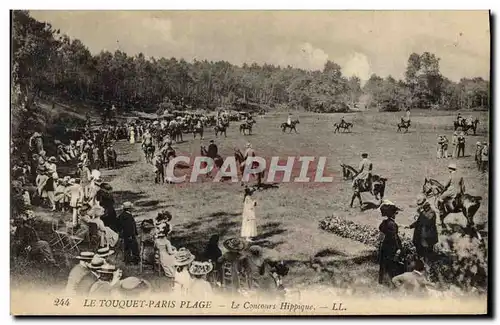 Cartes postales Cheval Equitation Hippisme Le Touquet Paris Plage Le concours hippique TOP