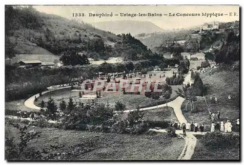 Cartes postales Cheval Equitation Hippisme Uriage les Bains Le concours hippique
