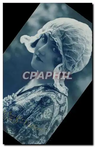 Cartes postales Fantaisie Femme Bonnet Ste Catherine