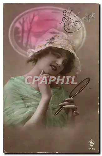 Cartes postales Fantaisie Femme Bonnet Ste Catherine