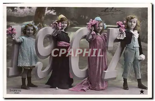 Ansichtskarte AK Fantaisie Enfants Annee 1907