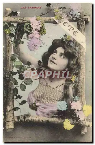 Cartes postales Fantaisie Femme Saison Ete