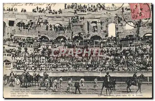 Cartes postales Corrida Course de taureaux Nimes