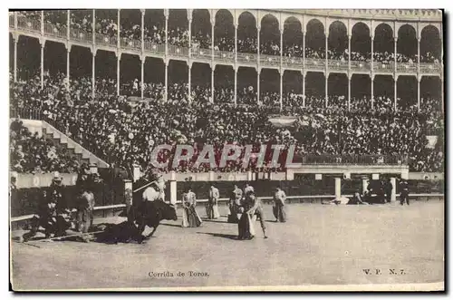 Cartes postales Corrida Course de taureaux