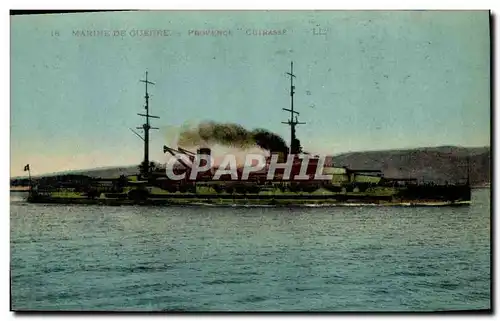 Cartes postales Bateau de Guerre Provence Cuirasse