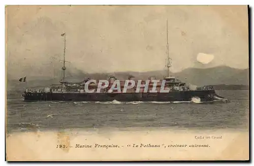 Ansichtskarte AK Bateau de Guerre Le Pothuau Croiseur Cuirasse