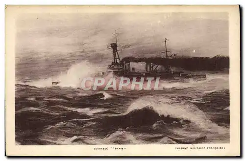 Cartes postales Bateau de Guerre Cuirasse Patris