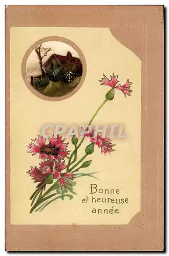 Cartes postales Fantaisie Fleurs