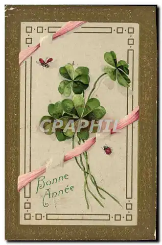 Cartes postales Fantaisie Fleurs Trefles