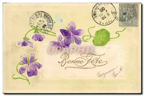 Cartes postales Fantaisie Fleurs