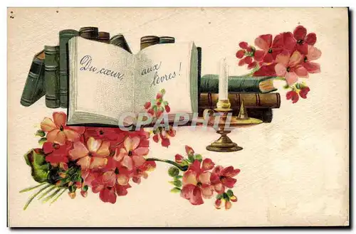 Cartes postales Fantaisie Fleurs