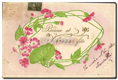 Cartes postales Fantaisie Fleurs