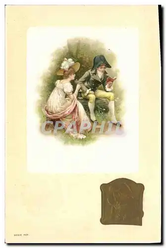 Cartes postales Fantaisie Femme (d�cor en relief)