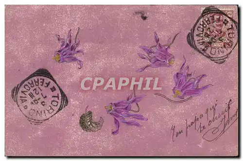 Cartes postales Fantaisie Fleurs