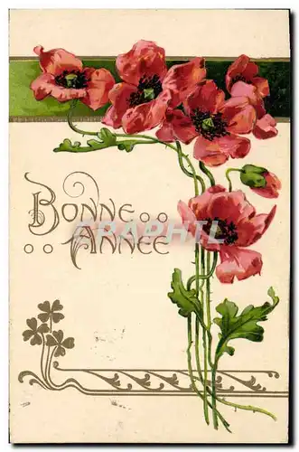 Cartes postales Fantaisie Fleurs