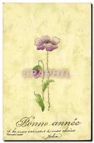 Cartes postales Fantaisie Fleurs