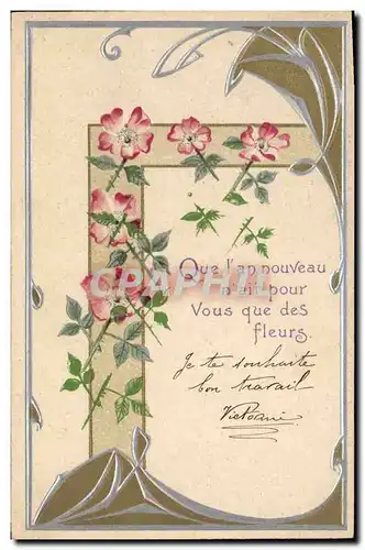 Cartes postales Fantaisie Fleurs