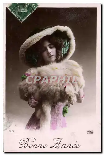 Cartes postales Fantaisie Femme Fourrure
