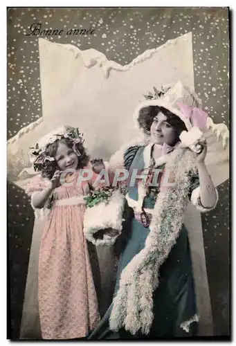 Cartes postales Fantaisie Femme Enfant