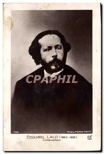 Cartes postales Edouard Lalo Compositeur