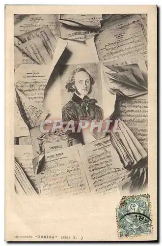 Cartes postales Felix Mendelssohn