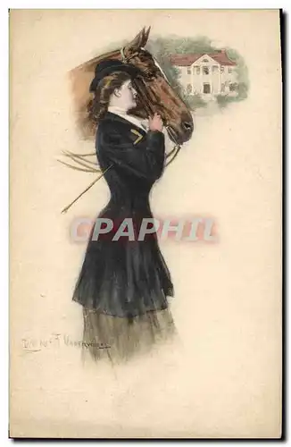 Cartes postales Hippisme Equitation Femme