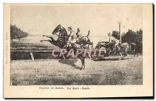 Cartes postales Hippisme Equitation Course de haies Le Bull