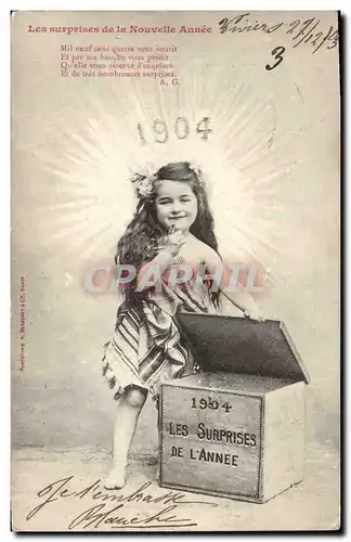 Cartes postales Fantaisie Enfant Annee 1904