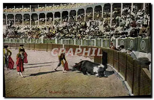 Cartes postales Corrida Course de taureaux Muerte de Toro
