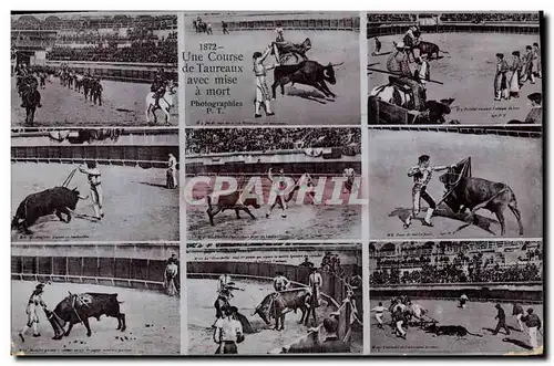 Cartes postales Corrida Course de taureaux avec mise a mort