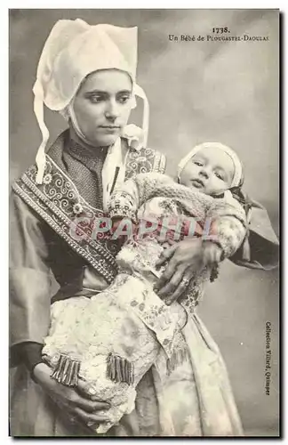 Cartes postales Folklore Un bebe de Plougastel Daoulas