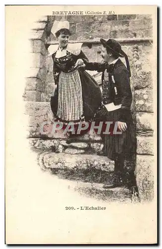 Cartes postales Folklore Bretagne L&#39Echalier