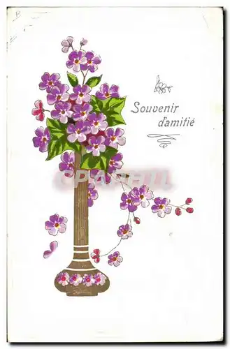 Cartes postales Fantaisie Fleurs