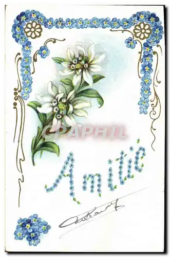 Cartes postales Fantaisie Fleurs