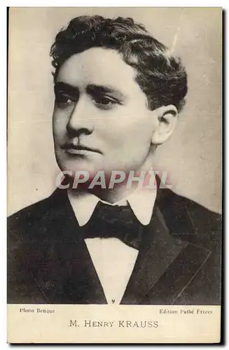 Cartes postales Henry Krauss