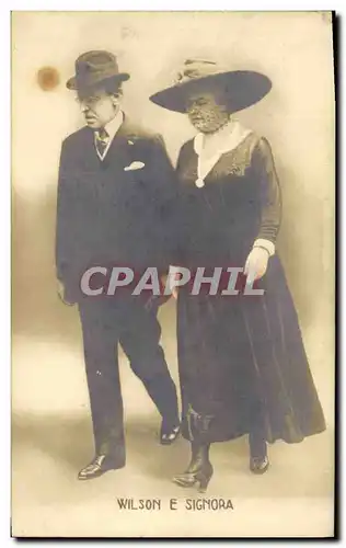 Cartes postales Wilson e Signora