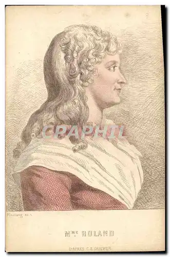 Cartes postales Mme Roland