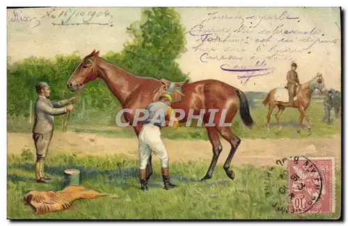 Ansichtskarte AK Equitation Hippisme Cheval