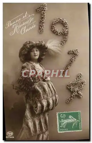 Cartes postales Fantaisie Annee 1914 Femme