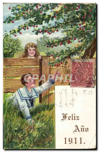 Cartes postales Fantaisie Annee 1911 Enfants