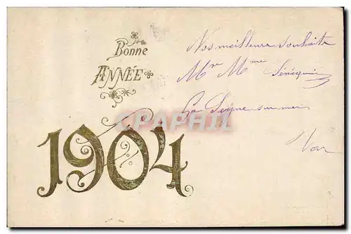 Cartes postales Fantaisie Annee 1904