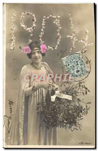 Cartes postales Fantaisie Annee 1904 Femme