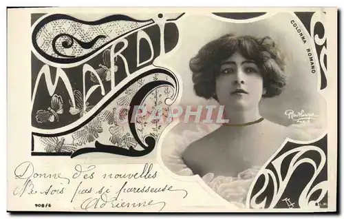 Cartes postales Fantaisie Jour Femme Mardi