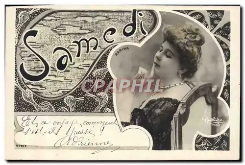 Cartes postales Fantaisie Jour Femme Samedi