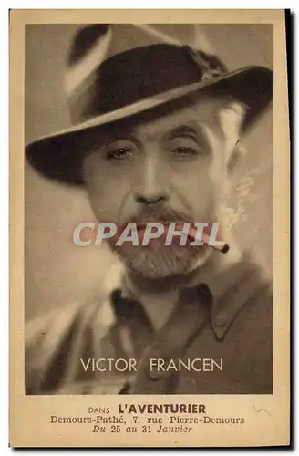 Cartes postales moderne Cinema Victor Francen L&#39aventurier Demours Pathe