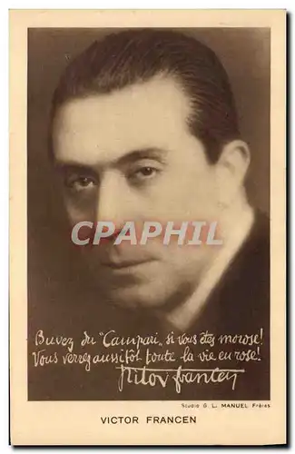 Moderne Karte Cinema Victor Francen