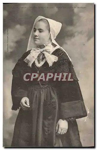 Cartes postales Folklore Vannes Femme de Saint Patern