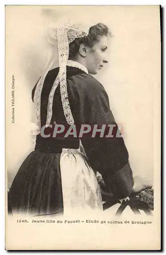 Cartes postales Folklore Jeune fille du Faouet